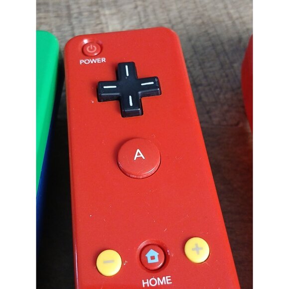 Mario & Luigi Nintendo Wii Motion Plus Remote Controllers - Tested & Working - Picture 4 of 12